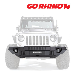 GO RHINO Trailline トレイルラインストレート フロントバンパー ウインチバンパー 230116T ジープ JK JL ラングラー JT グラディエーター