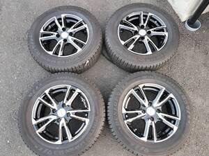 【即決】22年製☆EUROTECH☆ダンロップ☆WM03☆195/65R15☆シトロエン☆C3☆エアクロス☆PCD108☆ET25☆スタッドレス