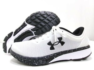 新品★UNDER ARMOUR★アンダーアーマー★UAチャージド エスケープ3 ランニングシューズ★26cm ホワイト スニーカー 軽量 優れた通気性