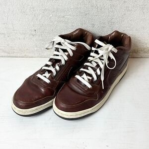 251＊中古 NIKE Delta Force 3/4 Premium Barcque Brown ナイキ デルタ フォース 3/4 プレミアム ブラウン 27cm スニーカー 現状品＊