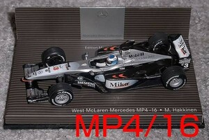 ベンツ別注 1/43 マクラーレン メルセデス MP4/16 ハッキネン