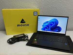 【美品】マウスコンピュータ K5-i7ADLABW11-H i7-12650H メモリ32GB SSD1TB MX550 Win11 15.6型 ノートパソコン PC Mouse 