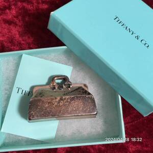 希少 SV925シルバー925 TIFFANY & Co. ティファニー バックモチーフ 鞄 ピルケース 小物 箱付