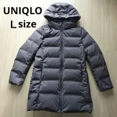 UNIQLO シームレスダウンコート グレー L