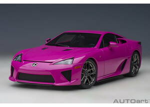 新品未開封 1/18 オートアート レクサス LFA （パッショネイト・ピンク）78859 AUTOart Lexus LFA Passionate Pink Mint in Box