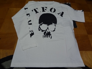 未着用品 CROWS クローズ T.F.O.A 武装戦線 6代目頭 河内鉄生モデル ロンティー Sサイズ Cropped heads 長袖Tシャツ