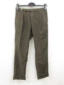 HH【ジーティーアー GTA】 IL PANTALONE SLIM ウールスラックス パンツ (メンズ) size42 ブラウン系 □28MPA1428□