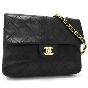 1点限定 シャネル チェーンショルダーバッグ ミニマトラッセ20 A01163 ココマーク レザー ブラック CHANEL