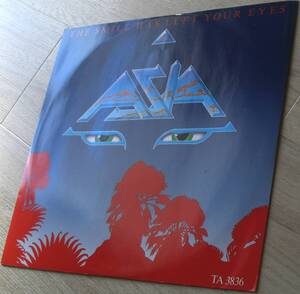 ニアミント美盤！美ジャケ！UK ORIG! B-1LP未収録！　★　ASIA ～　The Smile Has Left Your Eyes / Lying To Yourself / Midnight Sun　★