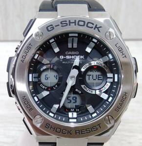 CASIO カシオ G-SHOCK Gスチール GST-W110／B9H*** ソーラー電波 腕時計