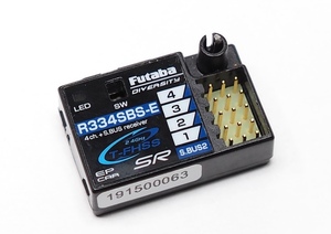 【ゆうパケット2cm/同梱不可】１円スタート!! フタバ R334SBS-E T-FHSS-SR 2.4GHz受信機