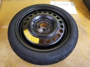 ■□スペアタイヤ　T125/70D15 95M　固定金具付き ノート　DBA-E12□■