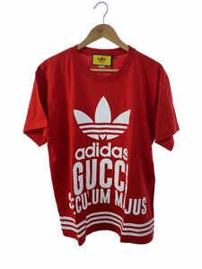 GUCCI◆Tシャツ/XS/コットン/RED/616036 XJEW1/Cotton Jersey T-shirt/2022AW