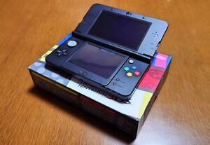 超美品☆newニンテンドー3DS☆ブラック☆ポケモンバンク&ポケムーバー搭載