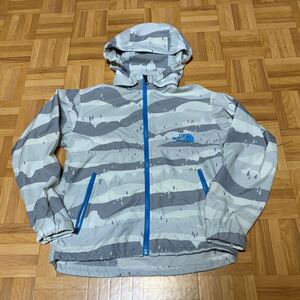 THE NORTH FACE ノースフェイス ノベルティコンパクトノバジャケット NPJ2172Z 迷彩 シミ 130 キッズ