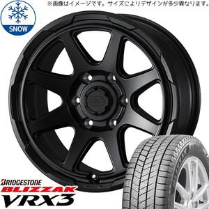 265/65R18 スタッドレスタイヤホイールセット ランクル250 etc (BRIDGESTONE BLIZZAK VRX3 & STADTBERGE 6穴 139.7)