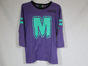 MAGICAL MOSH MISFITS マジカルモッシュミスフィッツ 　7分袖Ｔシャツ　Mサイズ　フットボールＴシャツ/501066051