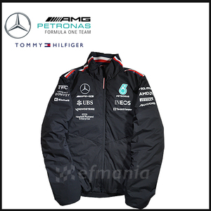 【非売品】 2023 メルセデスAMG F1 支給品 ダウン・パッファ・ジャケット M トミーヒルフィガー 