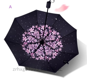 折りたたみ傘 雨傘 軽量 晴雨兼用 UVカット レディース用 オシャレ 花柄 sDg2103