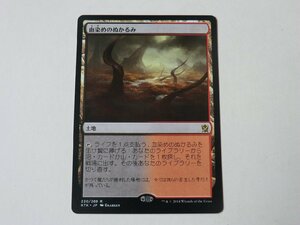 MTG 美品 【血染めのぬかるみ】 （レア） タルキール覇王譚 KTK 日 1枚迄