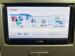 115　 ケンウッド メモリーナビ MDVL401U 　　 DVD再生 ワンセグ SD USB カーナビ　　2013年地図