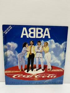 ◎W438◎LP レコード 美盤 非売品 アバ ABBA/スリッピング・スルー SLIPPING THROUGH MY FINGERS/コカコーラ ピクチャー盤/PD-1005