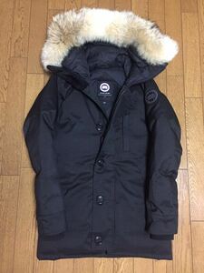 新品同様 CANADA GOOSE × EDIFICE 別注 CRESTON ／ クレストン カナダグース ブラック エディフィス グリフィンインターナショナル XS