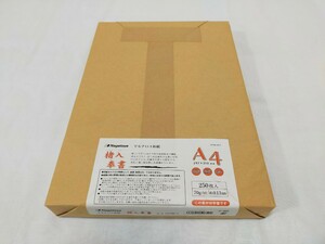 長門屋 マルチOA和紙 楮入奉書 NAGATOYA A4 未使用 250枚入 ナ-852