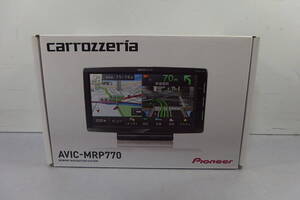 ◆未使用 Pioneer(パイオニア) carrozzeria フルセグ(地デジ)対応 楽ナビ AVIC-MRP099 ポータブルカーナビ エアージェスチャー