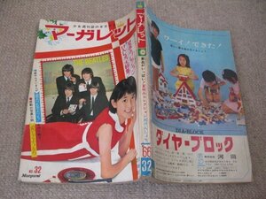 FSLe1966/08/07：週刊マーガレット/表紙＝ビートルズ&寺尾真知子ちゃん)西谷祥子/望月あきら/木内千鶴子/峯岸ひろみ/花村えい子/古賀新一