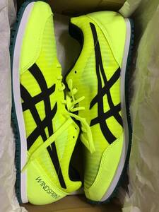 未使用品　アシックス ウインドスプリント2 26センチ セーフティーイエロー/ブラック トレーニングシューズ ASICS WINDSPRINT2