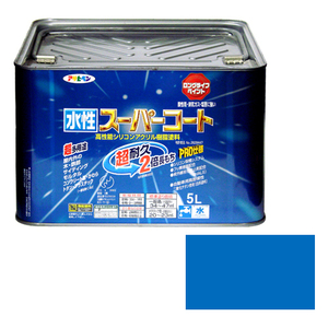 多用途 水性スーパーコート アサヒペン 塗料・オイル 水性塗料2 5L ソライロ