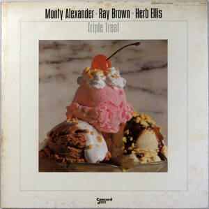 ◆MONTY ALEXANDER/RAY BROWN/HERB ELLIS / TRIPLE TREAT (JPN LP)