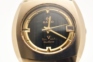 稼働品 ラドー バルボア ゴールド デイト 自動巻き メンズ 腕時計 RADO