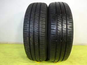 ダンロップ ENASAVE EC204 175/60R15 81H★8分山 2021年 2本 中古 ノーマル【送料無料】AOM-K1345 青森