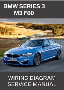 BMW M3 F80 配線図のみ 整備書　