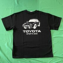 トヨタスポーツ800（ヨタハチ）オリジナルＴシャツ「２枚セット」　黒またはグレーからご選択　両面プリント　サイズＳ～Ｌ（海外サイズ）