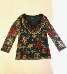 Vivienne tam ヴィヴィアンタム　トップス　メッシュ　パワーネット　花柄　archive tops アーカイブ