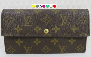 〔COLOURS〕 極美品■ポシェット・ポルト モネ クレディ■M61725■モノグラム■長財布■Louis Vuitton