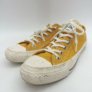 ◇ CONVERSE コンバース 31305382 オールスター スニーカー サイズ24.5 マスタード レディース E