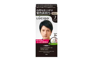 ★LUCIDO・ルシード★ワンプッシュケアカラー★ナチュラルブラック★無香料・パラベンフリー★髪色が長持ちする白髪染め★毛髪保護成分配合