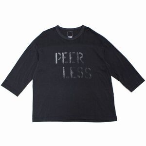 VISVIM ビズビム 21AW AMPLUS TEE 3/4 PEERLESS 七分袖カットソー 3 ブラック