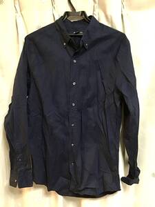 美品【 Gap/ギャップ】長袖シャツ/M★ネイビー★メンズ★USED