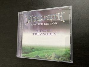 MEGADETH [メガデス] 1995年 『HIDDEN TREASURES』 日本盤CD マーティー・フリードマン