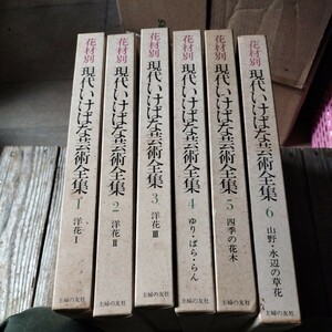 ☆花材別　現代いけばな芸術全集　6巻セット　主婦の友社　華道☆