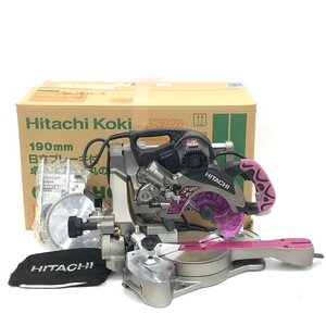 HITACHI 日立工機　190mm 卓上スライド丸のこ　C 7RSHC　箱入り　ジャンク品【DAAD9010】※送料着払い※