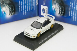 京商 1/64 スバル インプレッサ 22B STI バージョン ホワイト スバルミニカーコレクション1 1/64 Subaru IMPREZA 22B STI VERSION white