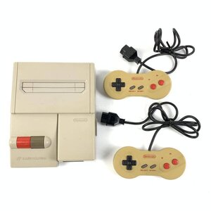 NINTENDO 任天堂 HVC-101 ニューファミコン ゲーム機本体 コントローラー2個付き＊簡易検査品