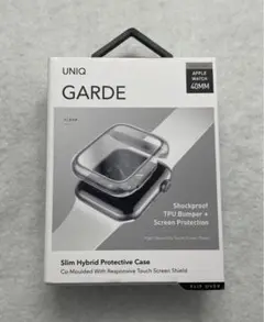 Applewatch カバー ケース UNIQ GARDE 40mm クリア