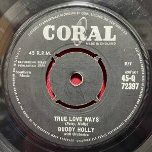 ◆UKorg7”s!◆BUDDY HOLLY◆TRUE LOVE WAYS◆